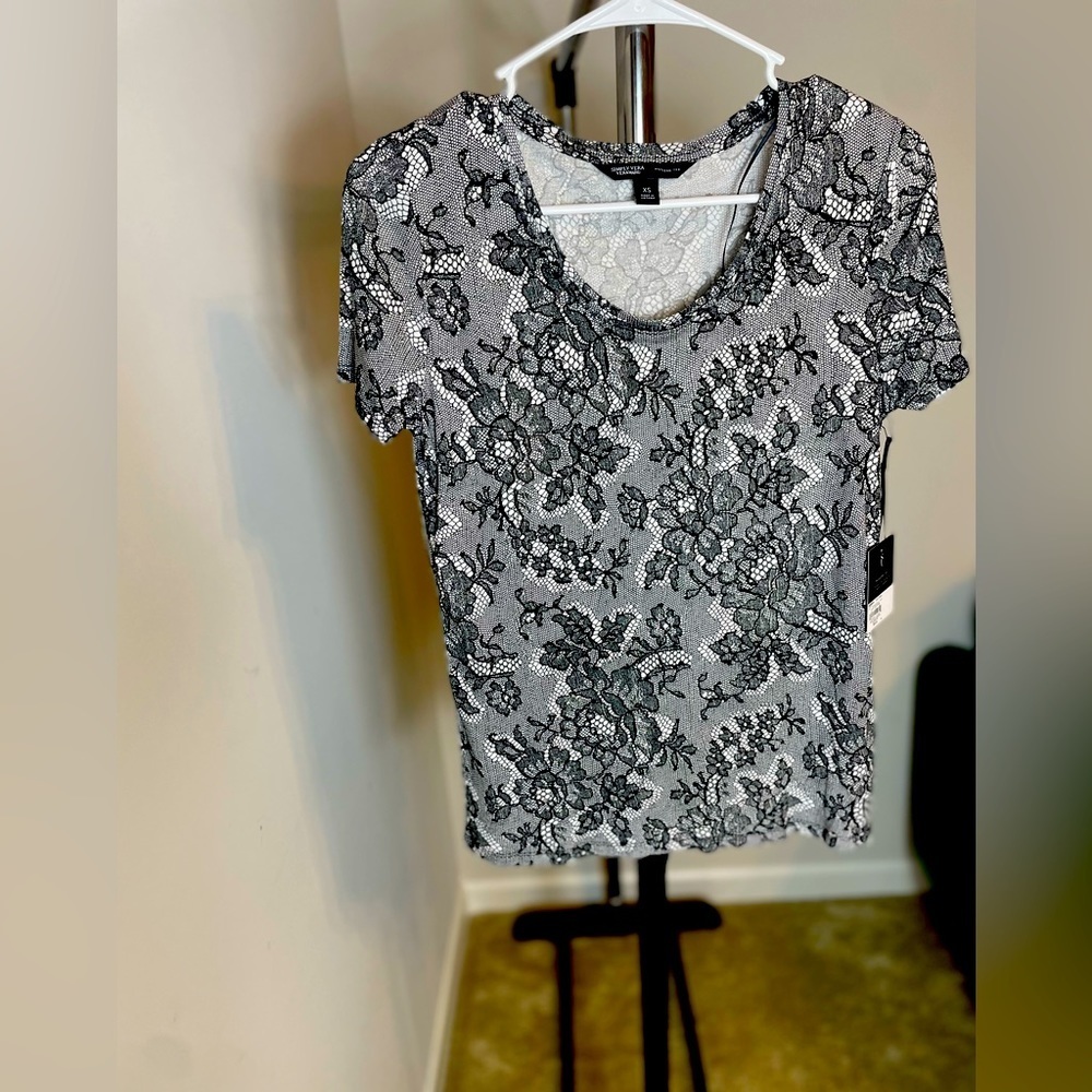 Women’s Simply Vera Wang Print Relax Fit Tee